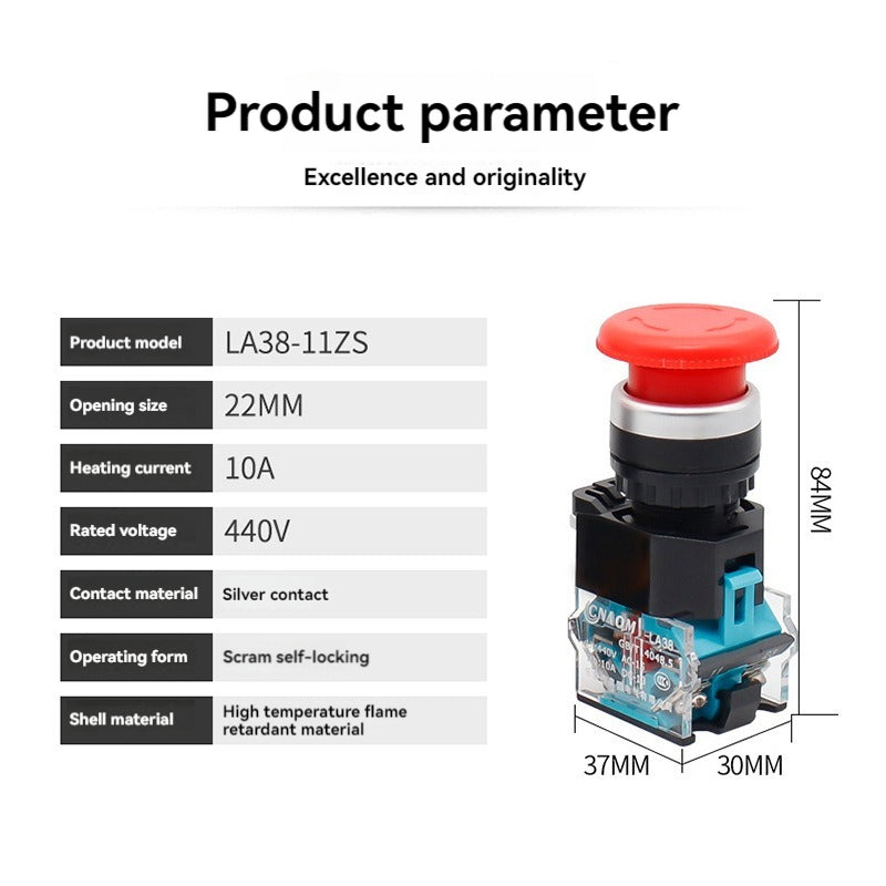 La38-11zs Emergency Stop Button Switch