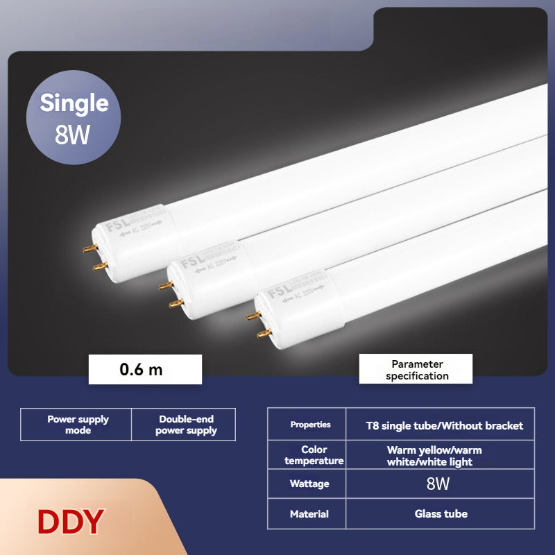 8W 2 FT LED tube light Fitting (60CM)