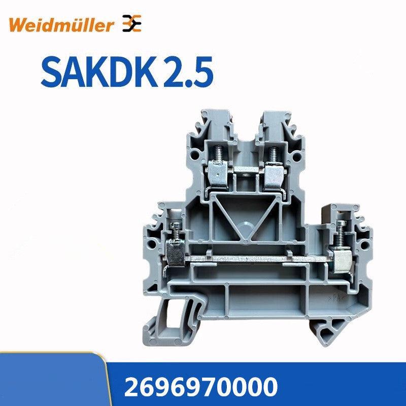 100pcsWeidmullerSAKDK2.5Double-layerGuideRailTerminal2.5 - DDY GROUP CO.,LTD.