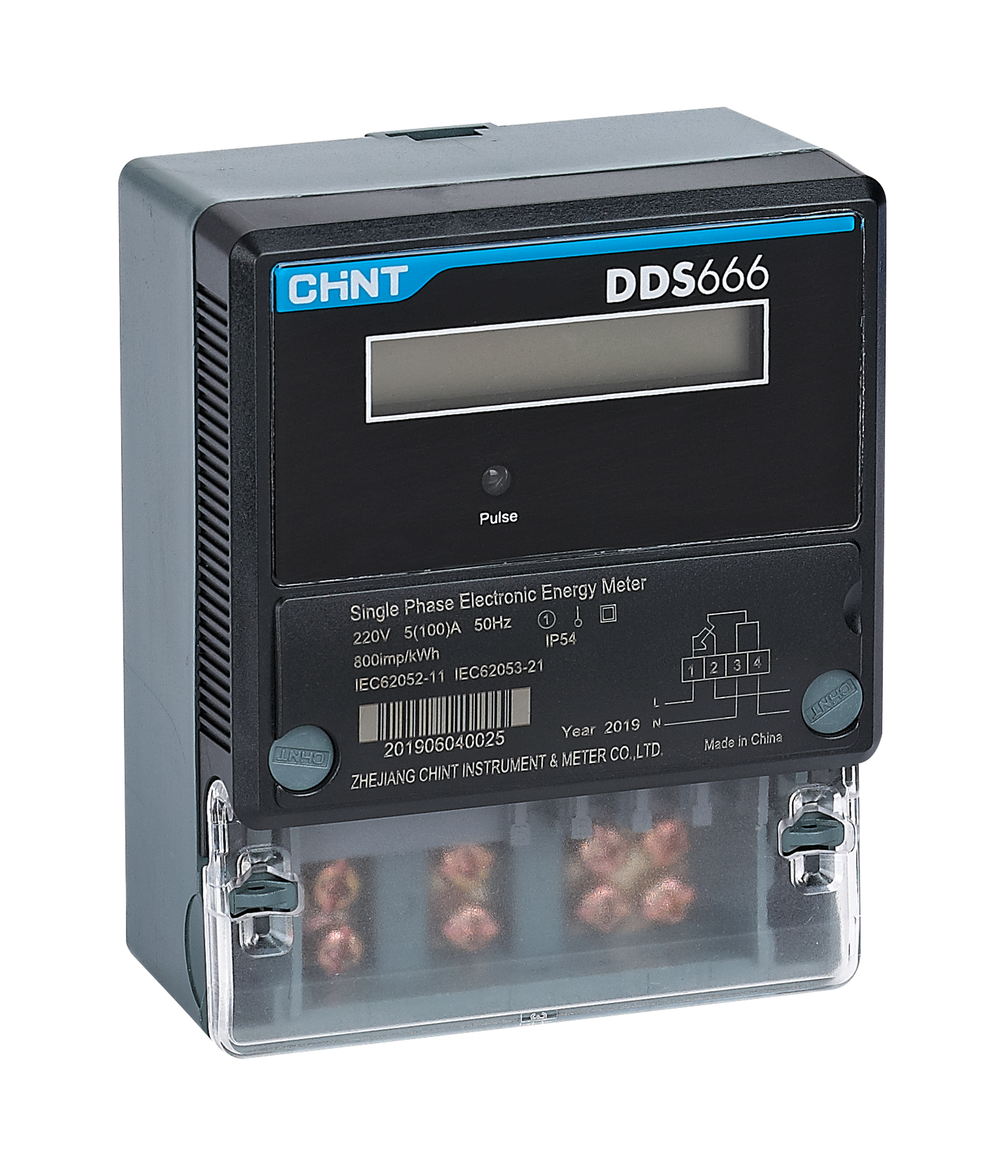 CHINT DDS666 Single Phase Electronic Meter