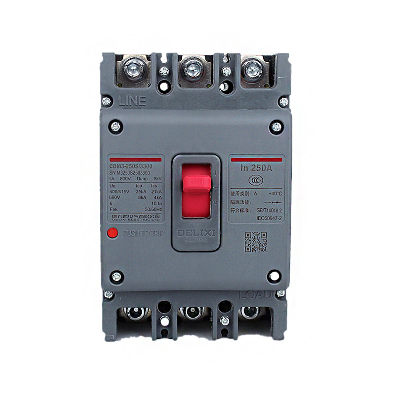 DELIXI DZ15 Transparent Molded Case Circuit Breaker