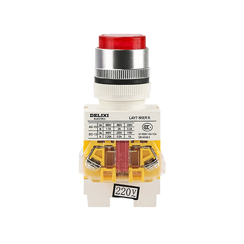 DELIXI/Delixi Electric LAY7 illuminated self-locking button 160 pieces/box