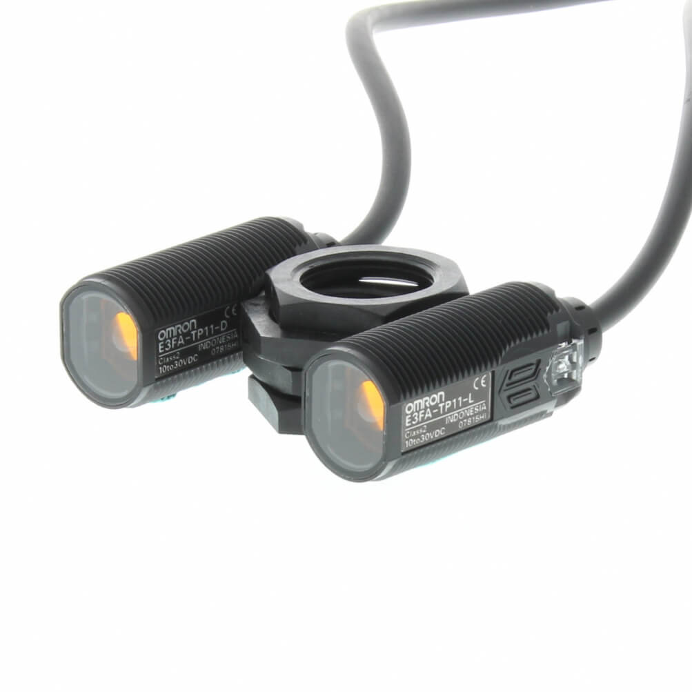OMRON/OMRON E3FA cylindrical through-beam photoelectric sensor plastic housing