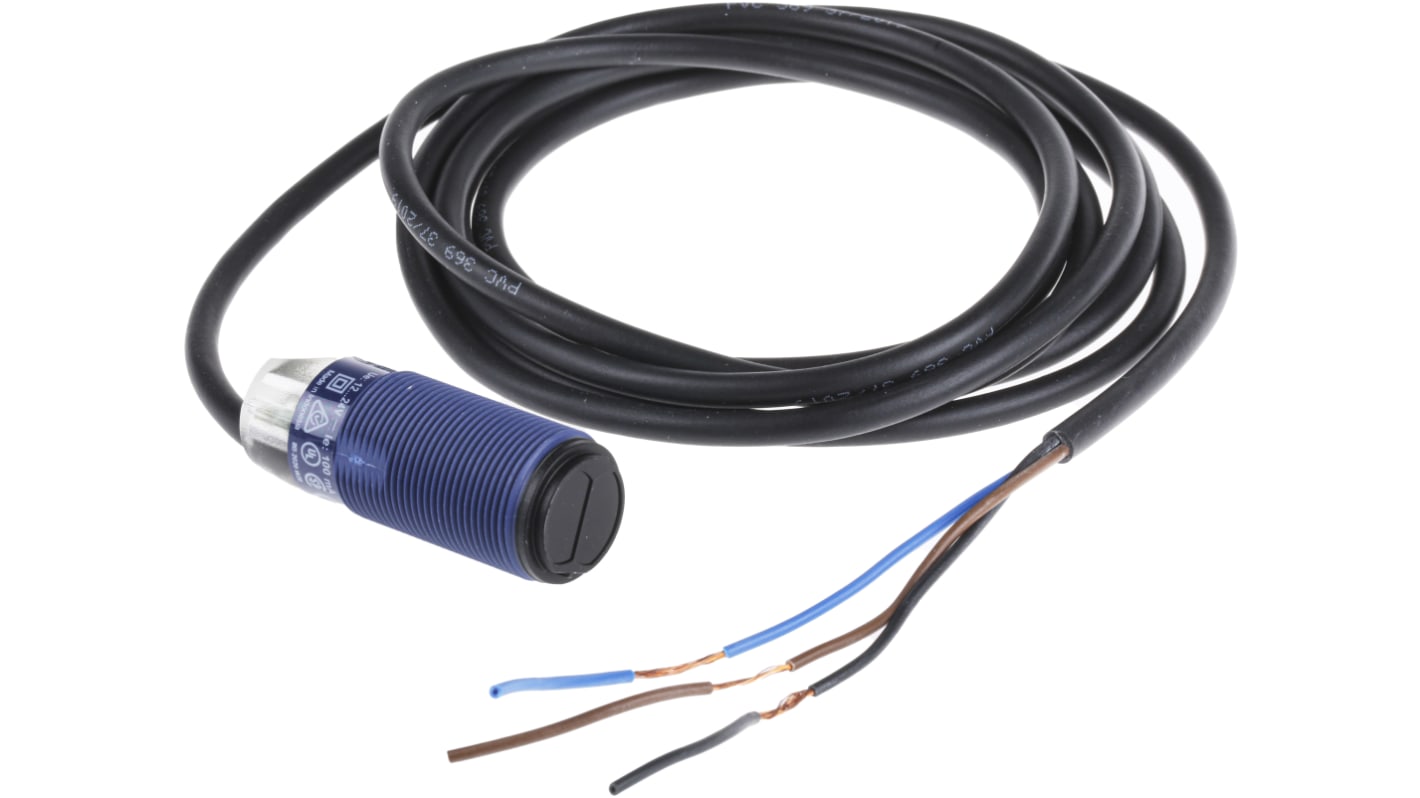 Telemecanique/Telemeike XUB cylindrical plastic housing reflective plate photoelectric switch