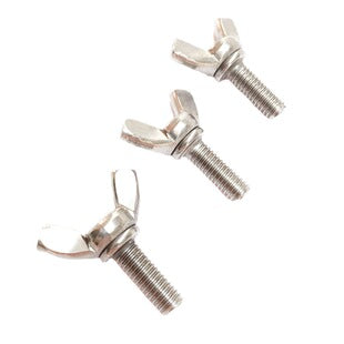 304 Stainless Steel Wing Screws, Wing-Shaped Hand-Tightening Bolts, M4, M5, M6, M8