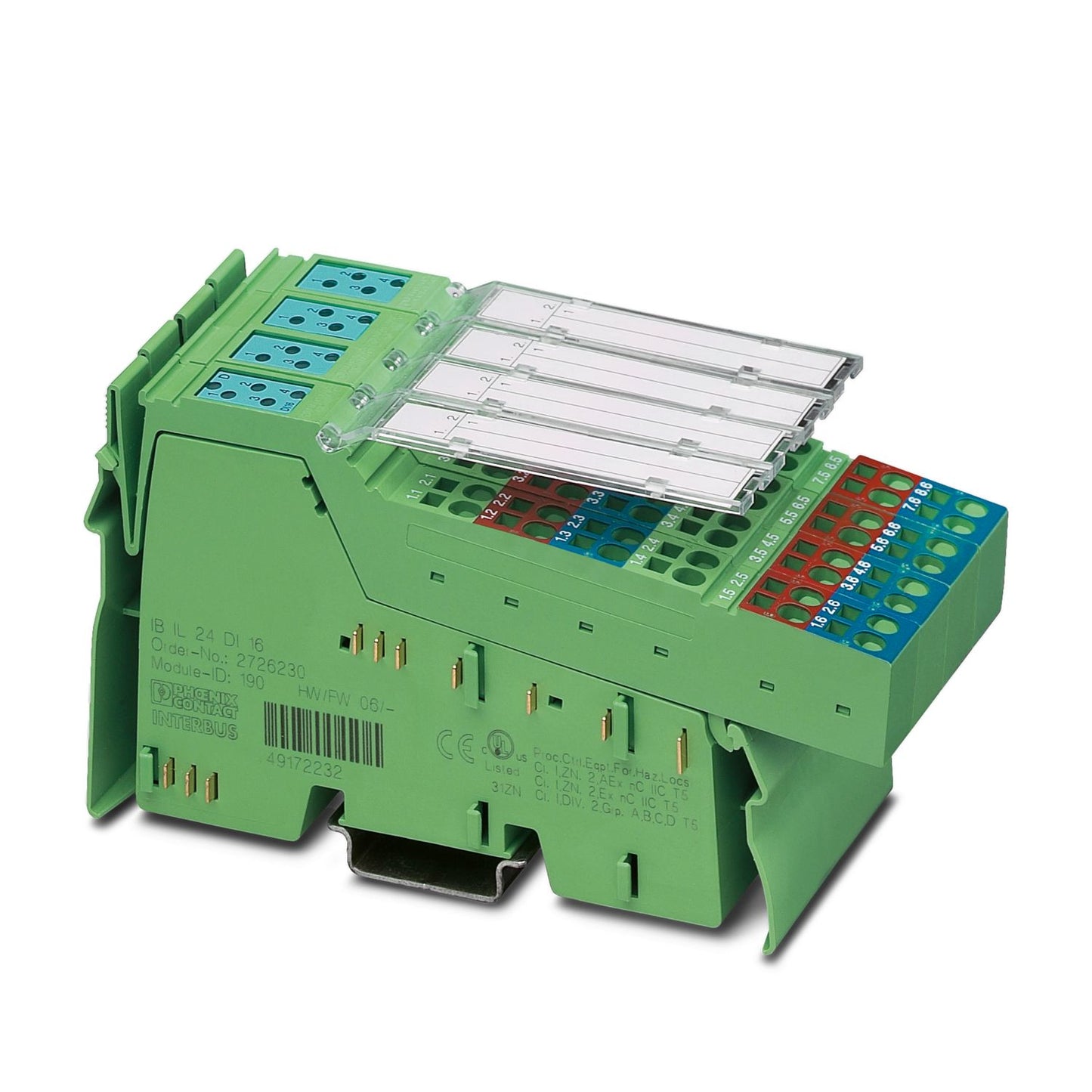 PHOENIX CONTACT/Phoenix IB digital module Inline, digital input module, digital inputs: 16,24 V DC, connection system: 3-wire, local bus transmission rate: 500 kBit/s, protection class: IP20, incl. Inline connector and marking strip - DDY GROUP CO.,LTD.
