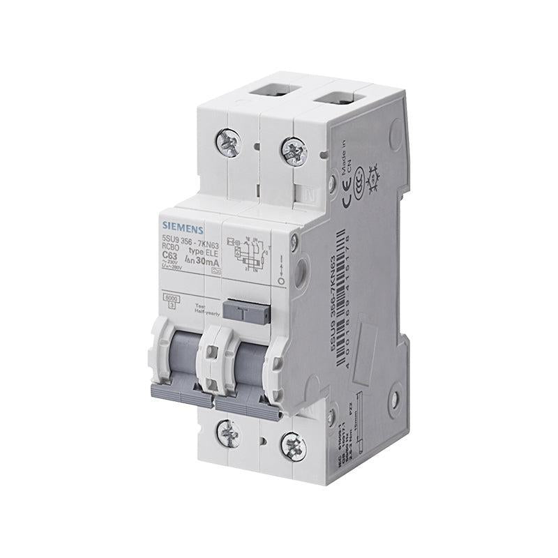 SIEMENS 5SU9 miniature leakage circuit breaker 30ma 4.5ka