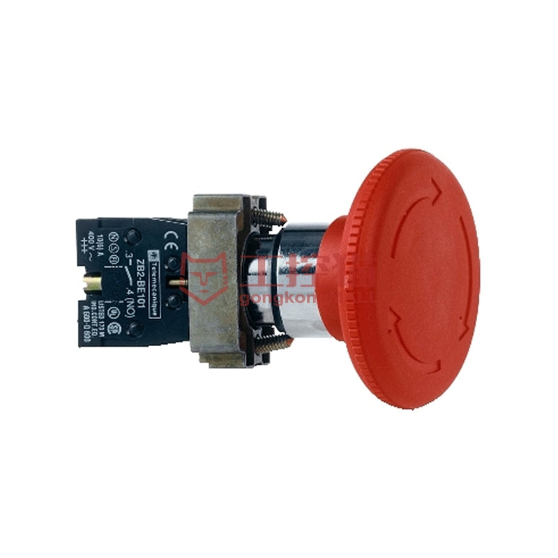 Schneider/Schneider Electric XB2BS turn reset emergency stop button