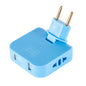 Rotatable plug converter for Russia, Ukraine, South America and Southeast Asia with USB