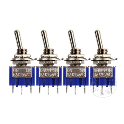 MTS-102/103/202/203 toggle switch, 3-pin/6-pin, 2-position/3-position lever rocker switch