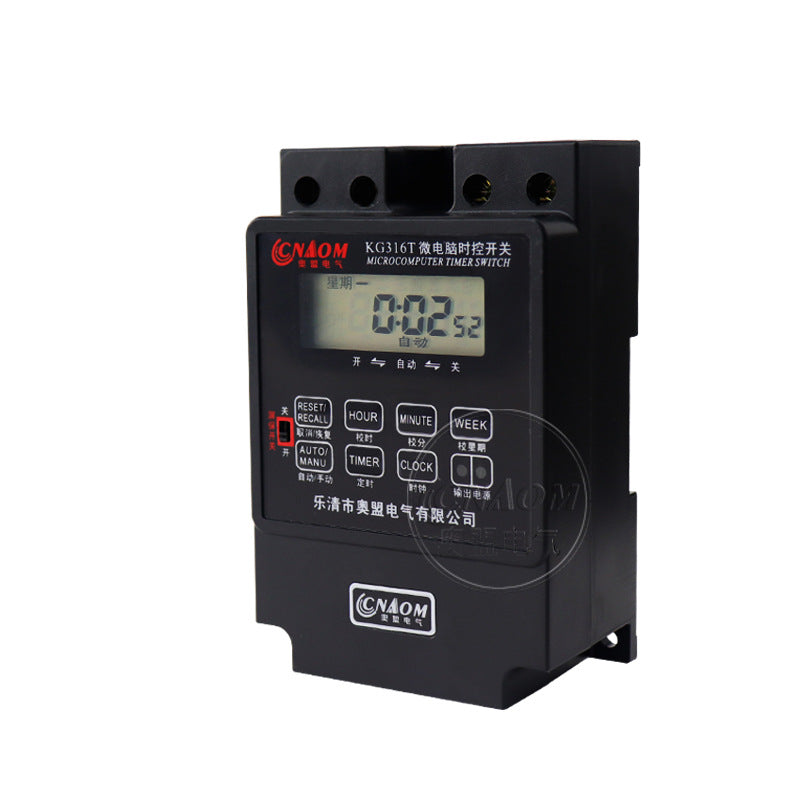 KG316T Microcomputer Time Control Switch for Street Lights, Time Controller, Electronic Timer, 220V