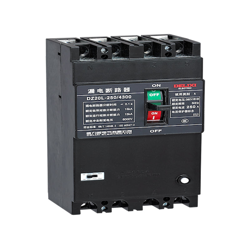 DZ20L Residual Current Protection Circuit Breaker