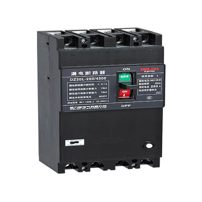 DZ20L Residual Current Protection Circuit Breaker