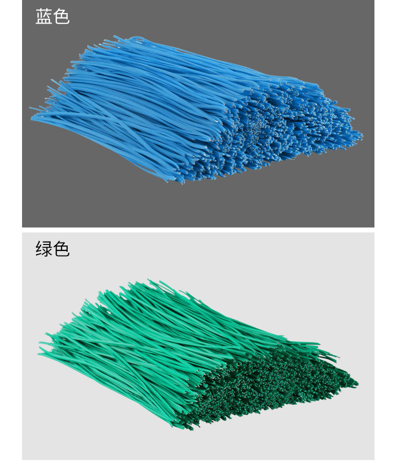 Electroplated galvanized iron wire binding thread, multi-specification colored sealing, factory direct supply of PVC binding and wrapping wire.