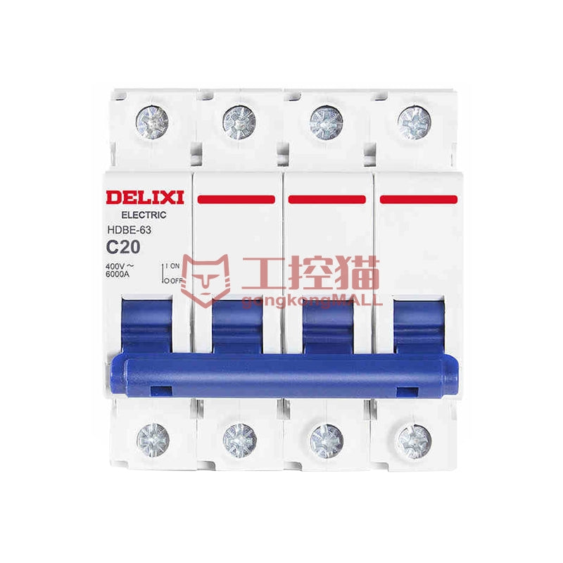 DELIXI HDBE-63 C Type Miniature Circuit Breaker