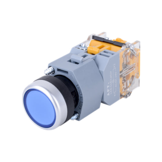 APT LA39-B flat head button with light