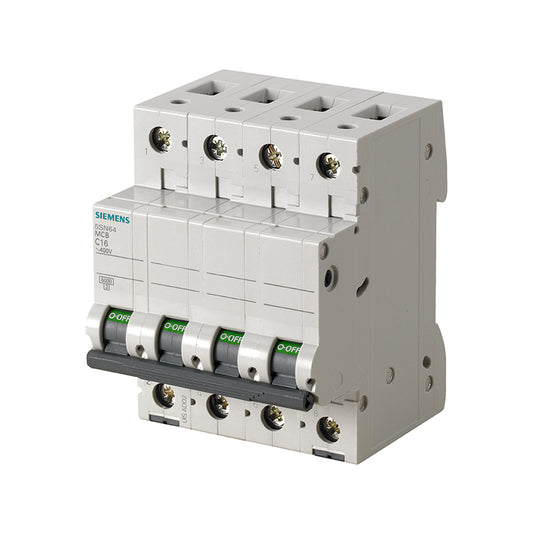 SIEMENS 5SN6 miniature circuit breaker 4P