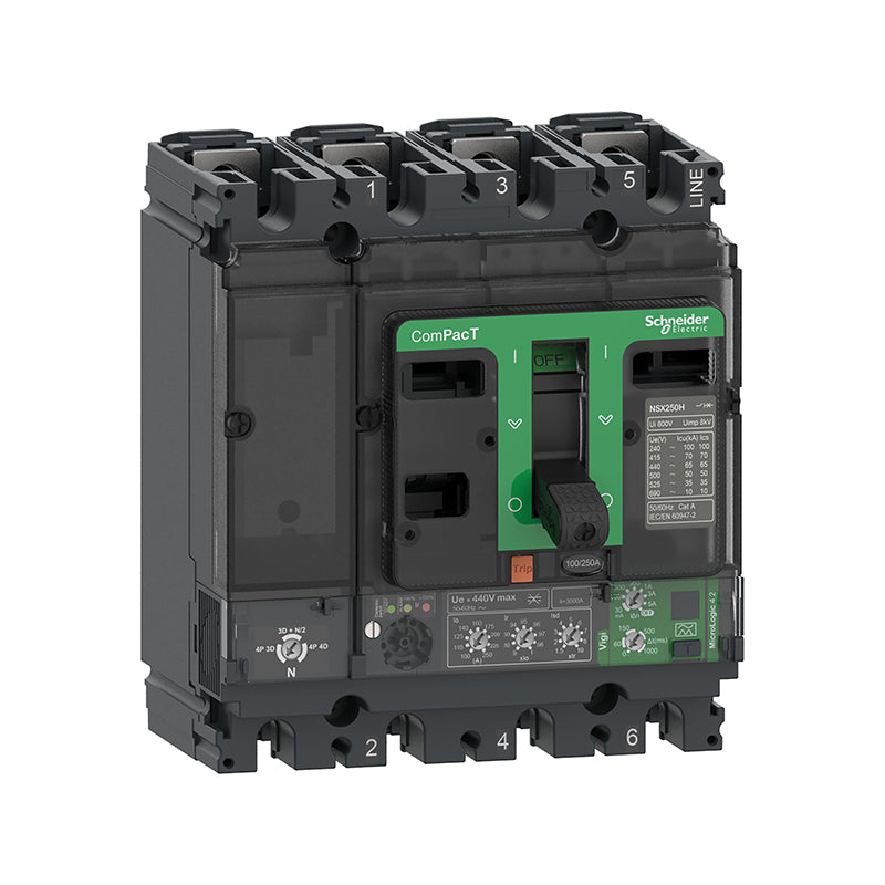 NSX Electronic Residual Current Protection Circuit Breaker