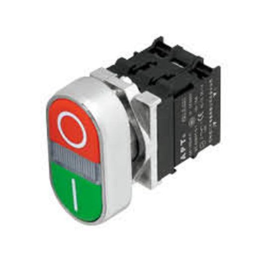 APT PB1S flat head double position button with light