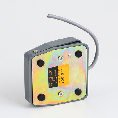 TFS-201 Foot Switch, FS-201 Pedal Foot Switch with 2-meter Wire, Self-Resetting, 220V/380V