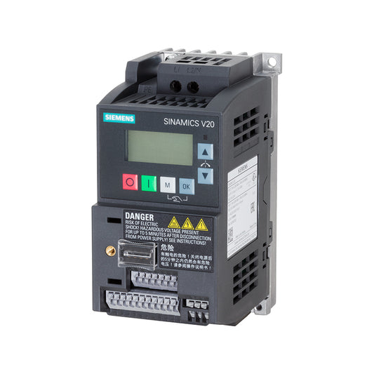 SIEMENS/Siemens V20 standard universal inverter 200-240VAC single phase 0.37kW with BOP operation panel