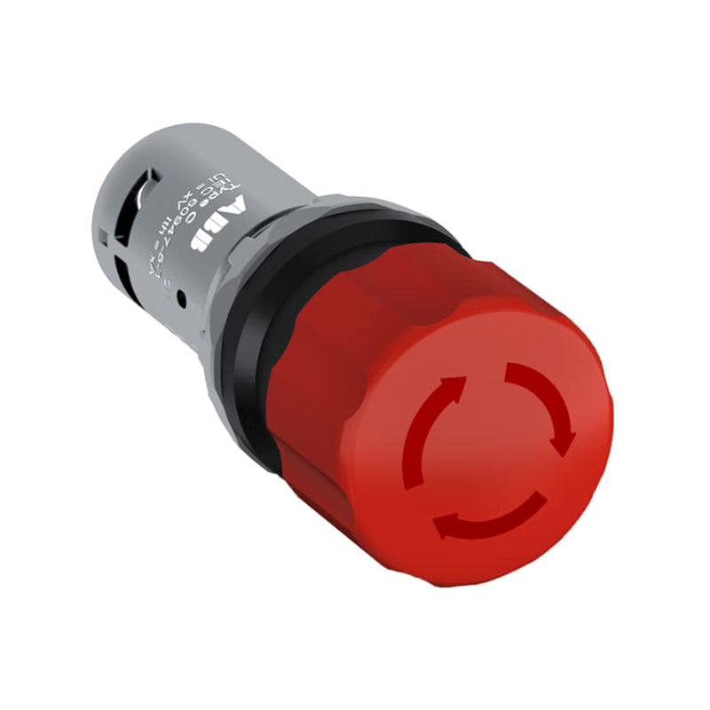 ABB CE Series Compact Rotary Reset Emergency Stop Button