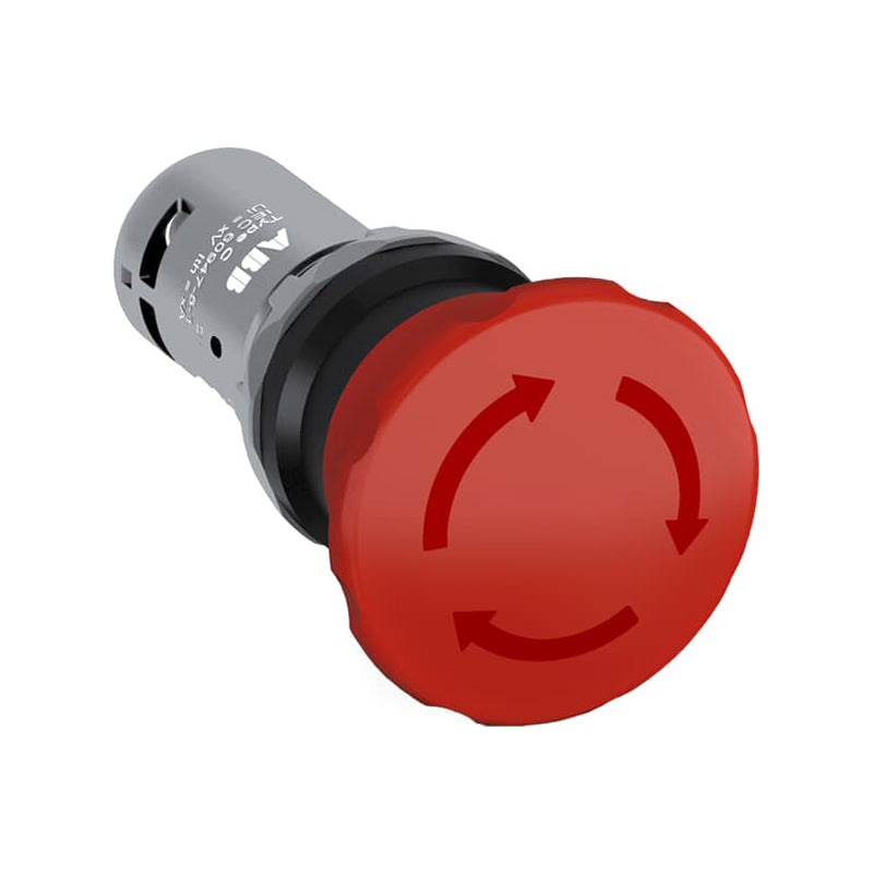 ABB CE Series Compact Rotary Reset Emergency Stop Button
