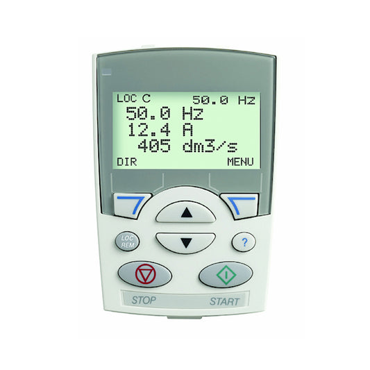 ABB advanced Chinese control panel is suitable for ACS310/355/510/550 series frequency converters. The control panel has a built-in battery and is not shipped by air.