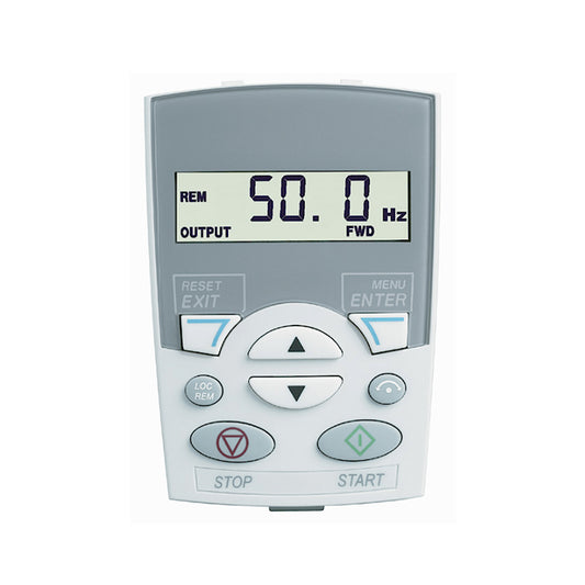 ABB basic control panel is suitable for ACS310/355/510/550/ACH550 series frequency converters; the control panel has a built-in battery and is not shipped by air.