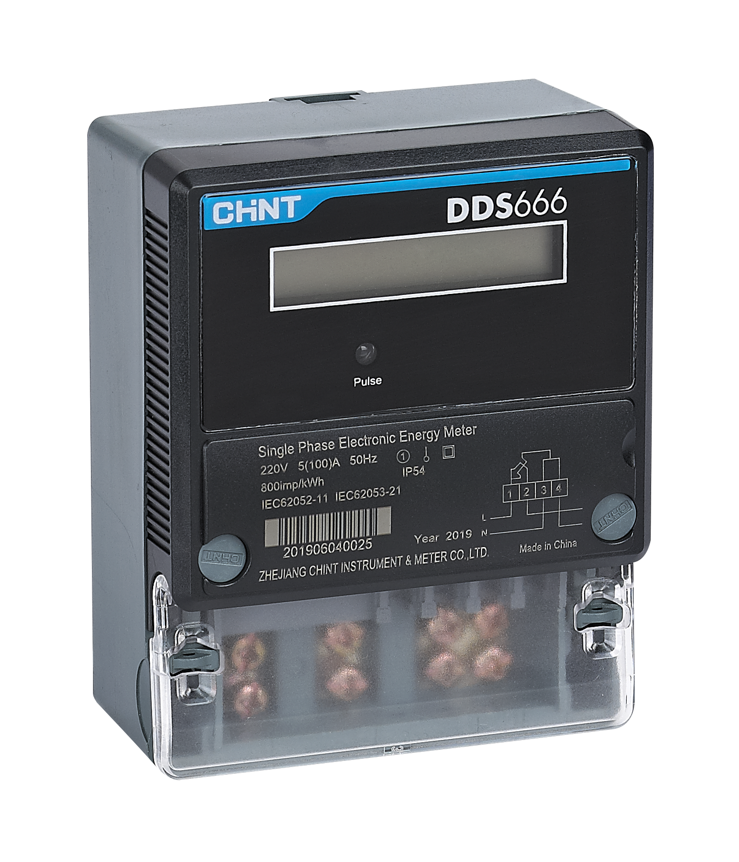 CHINT DDS666 Single Phase Electronic Meter