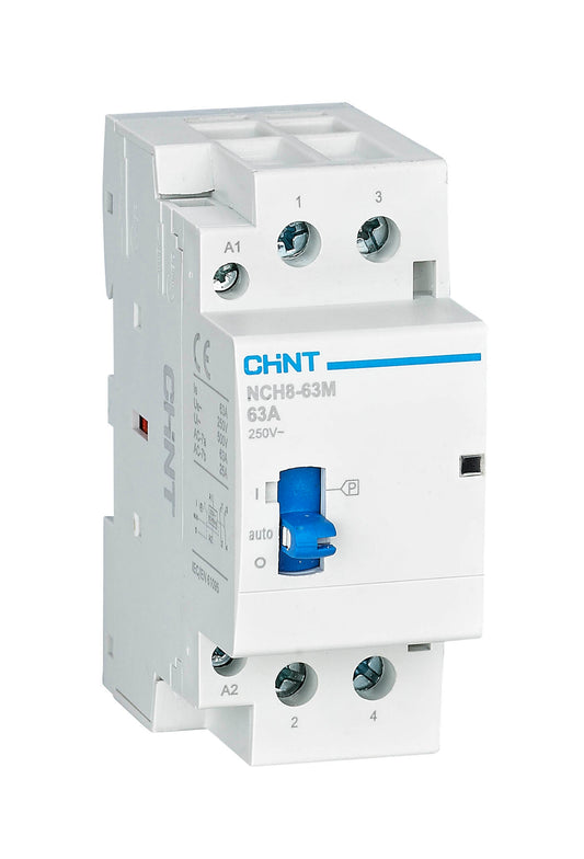 CHINT NCH8-M modular contactor with manual operation 16-63A
