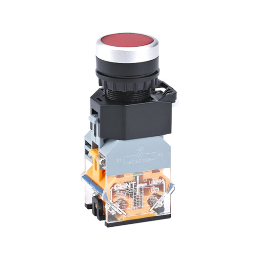 CHNT/Chint Electric LAY39 self-locking flat button with light