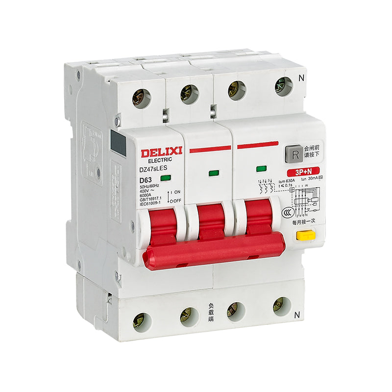 DELIXI CDB6LEI D-Type Miniature Earth Leakage Circuit Breaker
