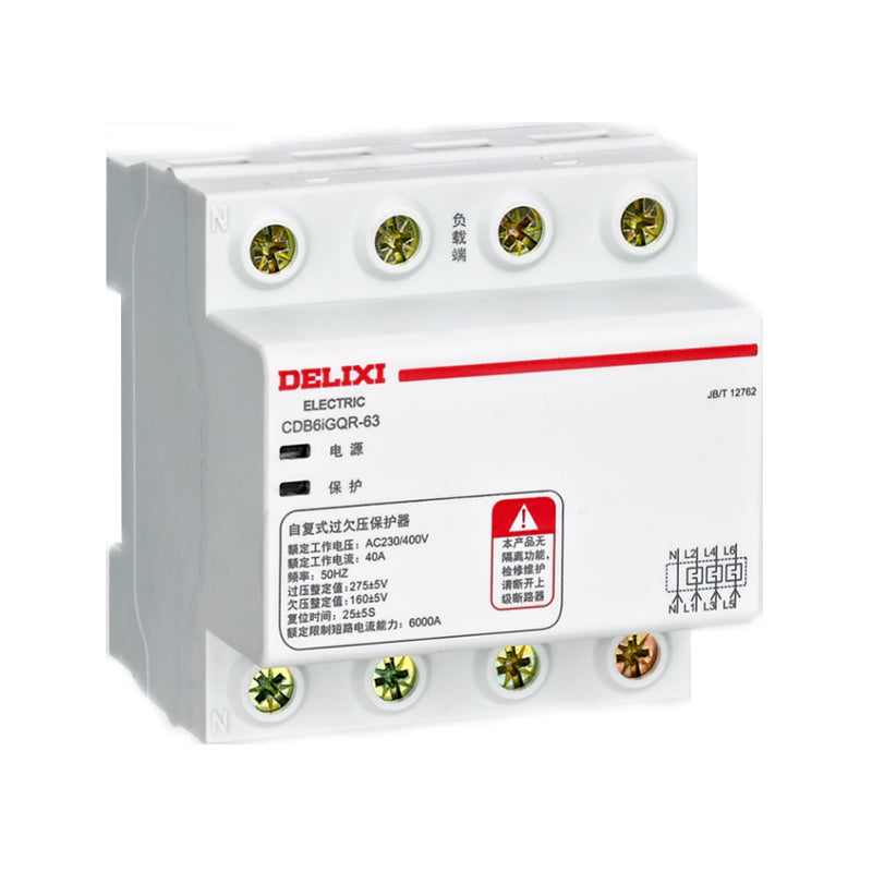 DELIXI CDB6iGQR Resettable Overvoltage and Undervoltage Protector