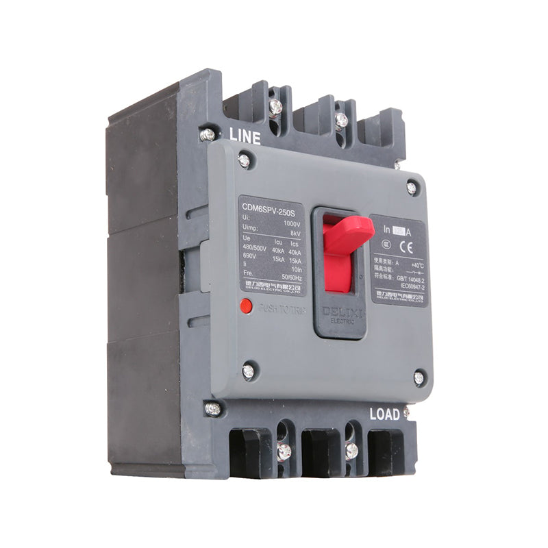 DELIXI CDM6SPV Solar Photovoltaic Dedicated Molded Case Circuit Breaker
