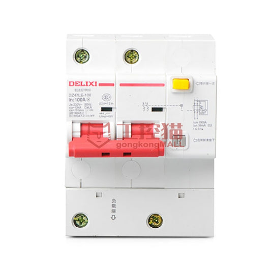 DELIXI DZ47LE-125 D-type High Current Leakage Circuit Breaker