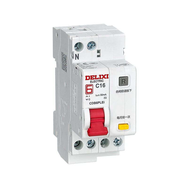 DELIXI DZ47PLES 4.5kA 1P+N C-type Miniature Leakage Circuit Breaker