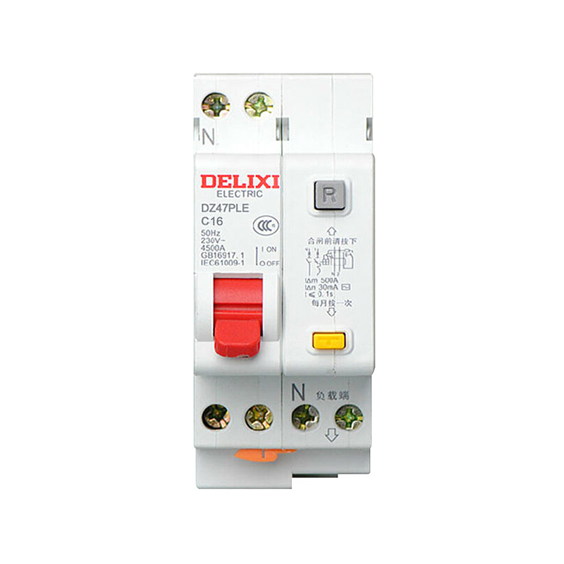 DELIXI DZ47PLEY-63 1P+N Leakage Circuit Breaker
