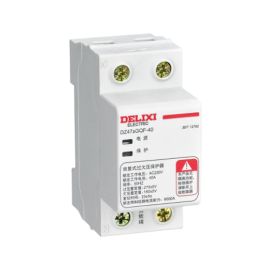 DELIXI DZ47SGQR Resettable Overvoltage and Undervoltage Protector