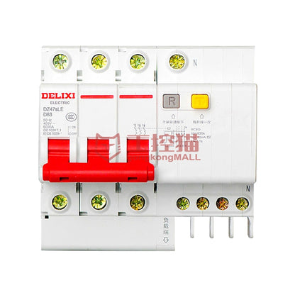 DELIXI DZ47TRLE Transparent RCBO 6kA Miniature Earth Leakage Circuit Breaker