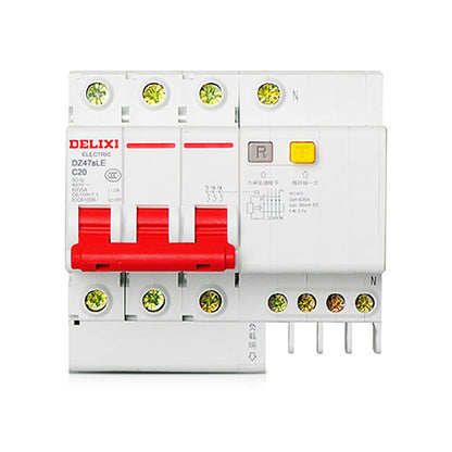 DELIXI DZ47TRLE Transparent RCBO 6kA Miniature Earth Leakage Circuit Breaker