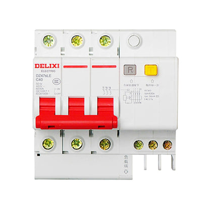 DELIXI DZ47TRLE Transparent RCBO 6kA Miniature Earth Leakage Circuit Breaker