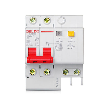 DELIXI DZ47TRLE Transparent RCBO 6kA Miniature Earth Leakage Circuit Breaker