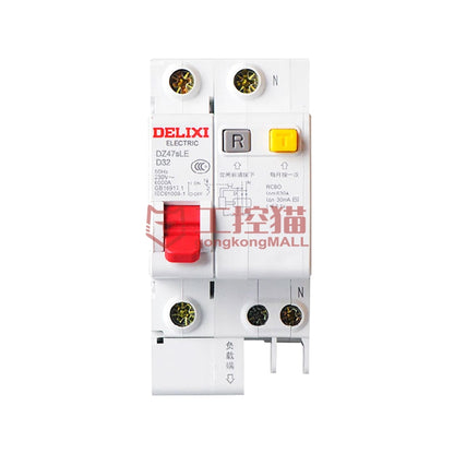 DELIXI DZ47TRLE Transparent RCBO 6kA Miniature Earth Leakage Circuit Breaker