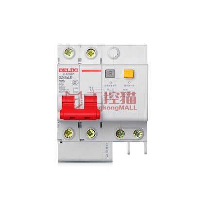 DELIXI DZ47TRLE Transparent RCBO 6kA Miniature Earth Leakage Circuit Breaker