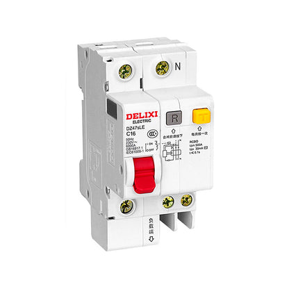 DELIXI DZ47TRLE Transparent RCBO 6kA Miniature Earth Leakage Circuit Breaker