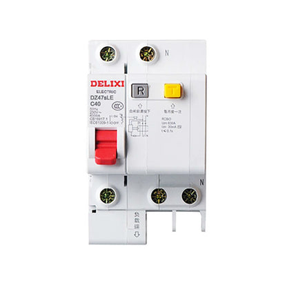 DELIXI DZ47TRLE Transparent RCBO 6kA Miniature Earth Leakage Circuit Breaker