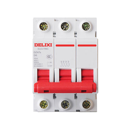 DELIXI DZ47s D Type Miniature Circuit Breaker