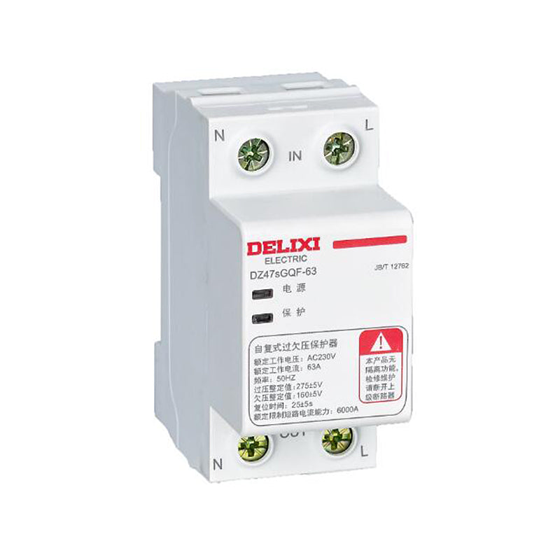 DELIXI DZ47sGQF(R) Resettable Overvoltage and Undervoltage Protector