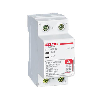 DELIXI DZ47sGQF(R) Resettable Overvoltage and Undervoltage Protector